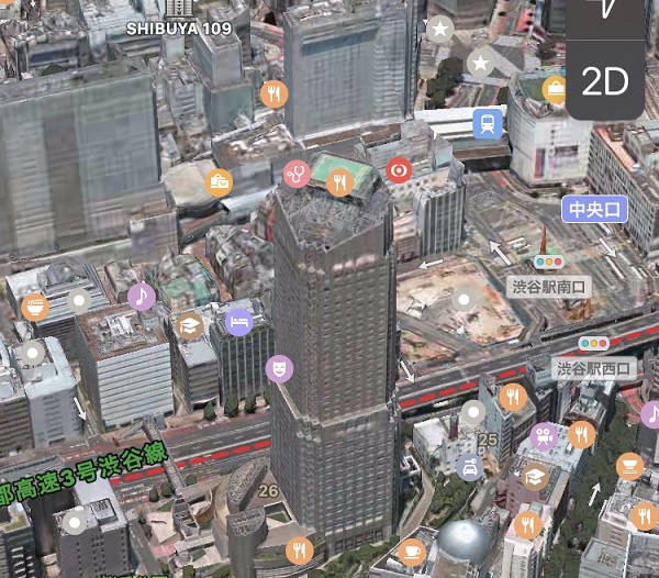 Google Mapアプリで地図を航空写真にする方法！超リアルな世界観！