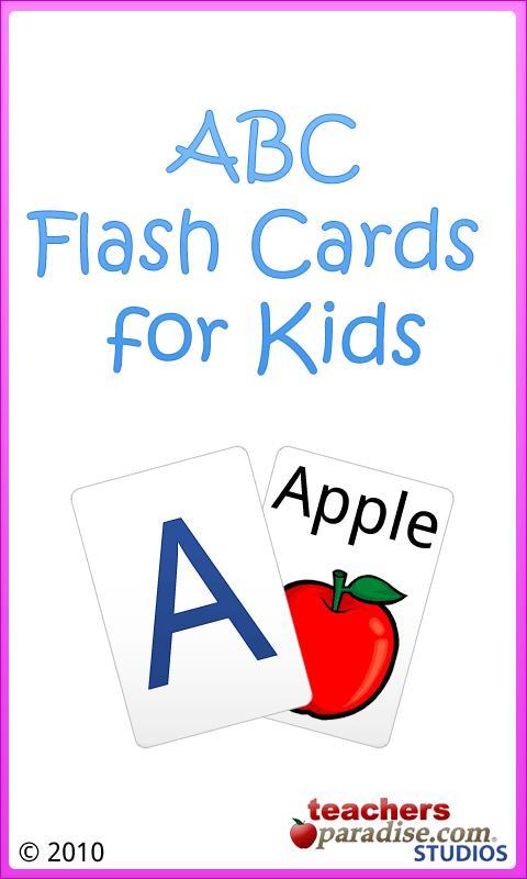 子供のためのABCフラッシュカード