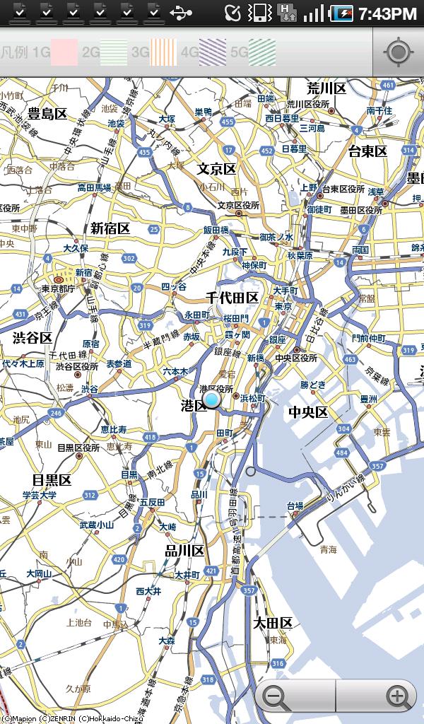 東京電力計画停電エリアマップ