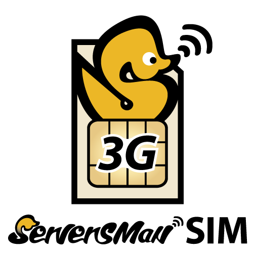 月額490円、docomo3Gの100kbps通信SIM「ServersMan SIM 3G 100」発表