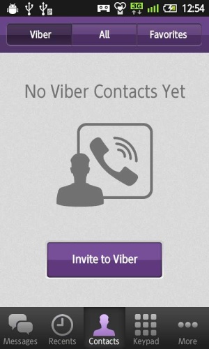 Viber(バイバー) 画面